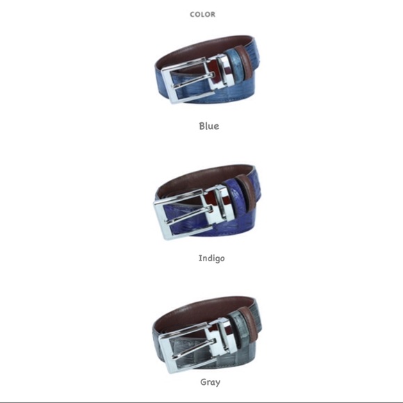 Pre-Order D’MOM TopCrocodile skin doubleSided belt main image 5